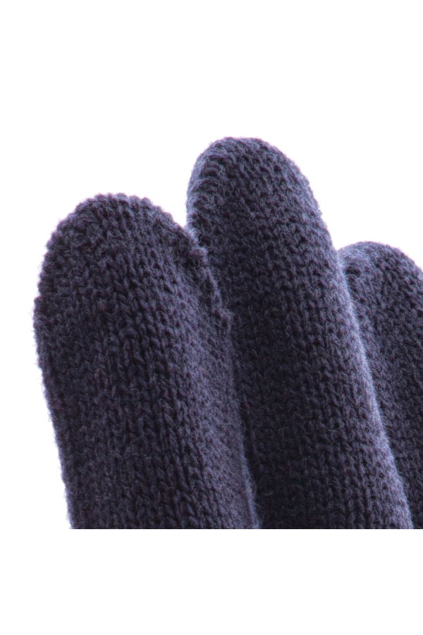 Перчатки трикотажные, акрил, синий, оверлок Сибртех