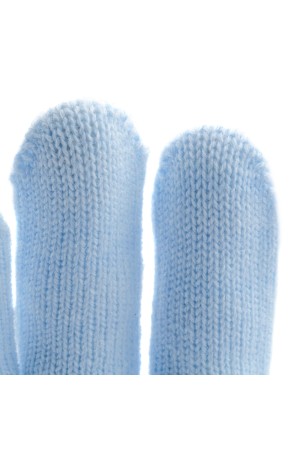 Перчатки трикотажные, акрил, цвет зенит, оверлок Россия Сибртех