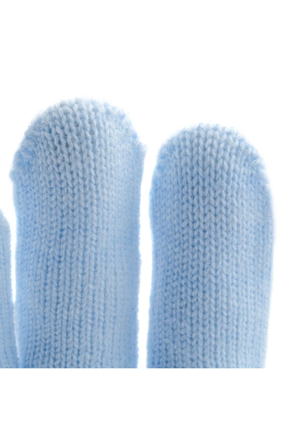 Перчатки трикотажные, акрил, цвет зенит, оверлок Сибртех