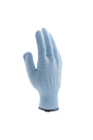 Перчатки трикотажные, акрил, цвет зенит, оверлок Россия Сибртех