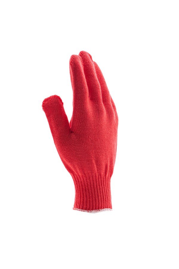 Перчатки трикотажные, акрил, коралл, оверлок Сибртех