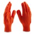 Перчатки трикотажные, акрил, оранжевый, оверлок Россия Сибртех