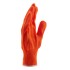 Перчатки трикотажные, акрил, оранжевый, оверлок Россия Сибртех