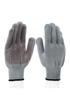 Перчатки трикотажные, акрил, ПВХ гель, 