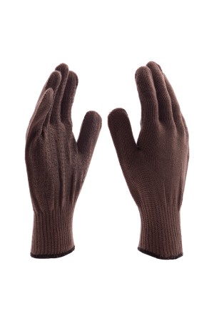 Перчатки трикотажные, акрил, ПВХ гель, 