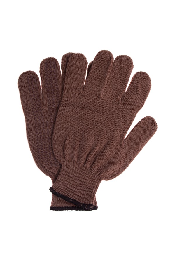 Перчатки трикотажные, акрил, ПВХ гель, 