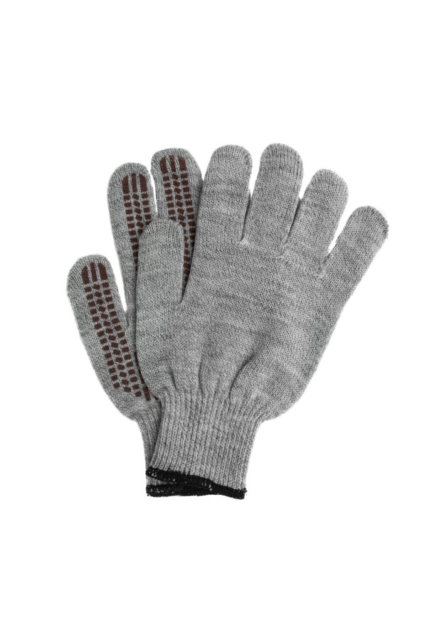 Перчатки трикотажные, акрил, ПВХ гель, 