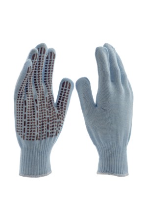 Перчатки трикотажные, акрил, ПВХ гель, 