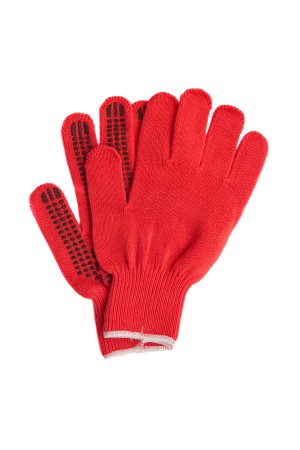 Перчатки трикотажные, акрил, ПВХ гель, 