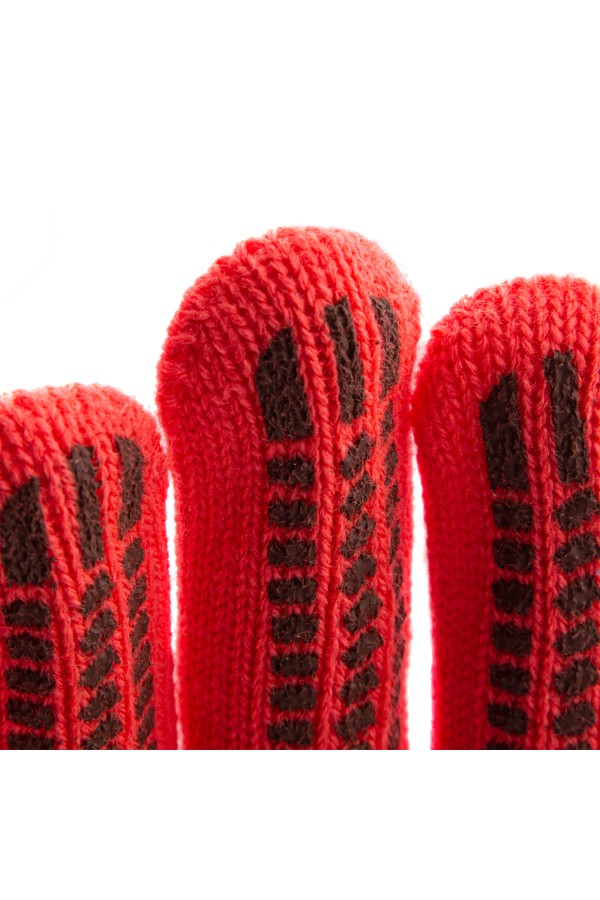 Перчатки трикотажные, акрил, ПВХ гель, 