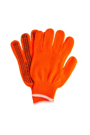 Перчатки трикотажные, акрил, ПВХ гель, 