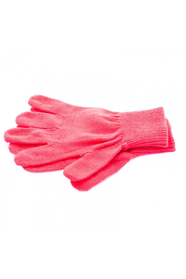 Перчатки трикотажные, акрил, коралл, двойная манжета Сибртех