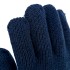 Перчатки трикотажные, акрил, двойные, синий, двойная манжета Россия Сибртех