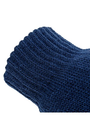 Перчатки трикотажные, акрил, двойные, синий, двойная манжета Россия Сибртех