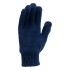 Перчатки трикотажные, акрил, двойные, синий, двойная манжета Россия Сибртех