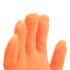Перчатки трикотажные, акрил, двойные, оранжевый, двойная манжета Россия Сибртех