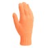 Перчатки трикотажные, акрил, двойные, оранжевый, двойная манжета Россия Сибртех