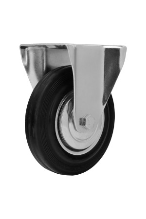 Колесо неповоротное D 160 мм, крепление  платформенное Сибртех
