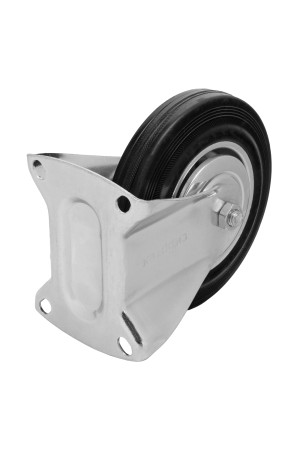 Колесо неповоротное D 160 мм, крепление  платформенное Сибртех