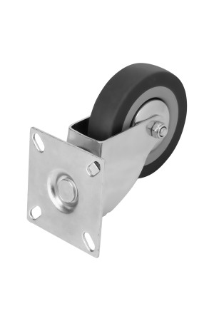 Колесо поворотное D 75 мм, крепление  платформенное Сибртех