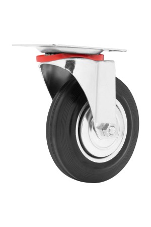Колесо поворотное D 160 мм, крепление  платформенное Сибртех