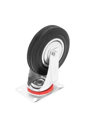 Колесо поворотное D 160 мм, крепление  платформенное Сибртех