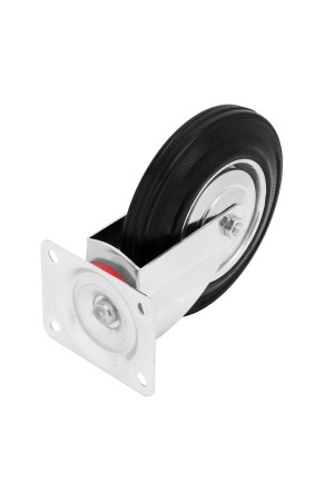 Колесо поворотное D 200 мм, крепление  платформенное Сибртех