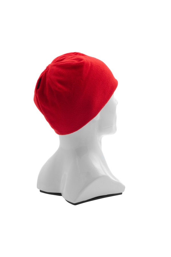 Шапка из флиса для взрослых, размер 56-57, красная Сибртех