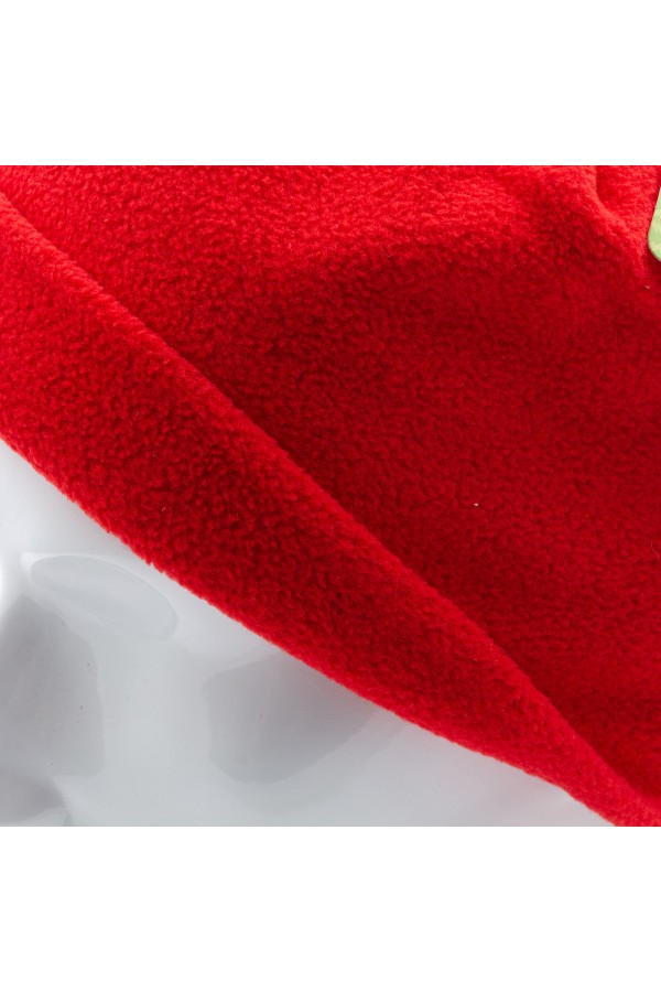 Шапка из флиса для взрослых, размер 58-59, красная Сибртех