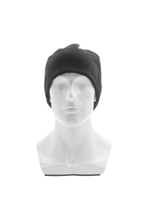 Шапка из флиса для взрослых, размер 58-59, черная Россия Сибртех