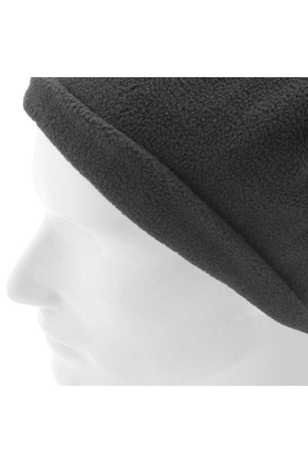 Шапка из флиса для взрослых, размер 58-59, черная Сибртех