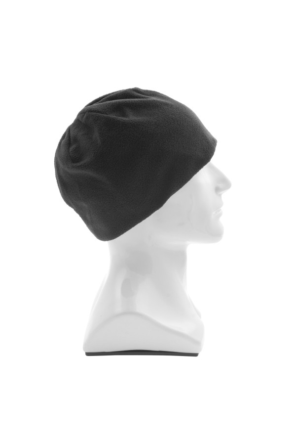 Шапка из флиса для взрослых, размер 58-59, черная Сибртех