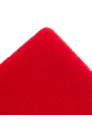 Шапка с отворотом из флиса для взрослых, размер 56-57, красная Россия Сибртех