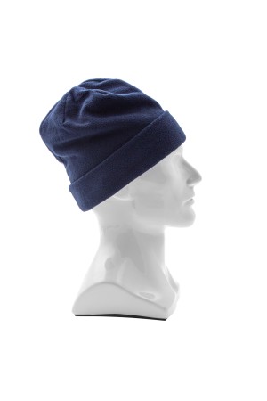 Шапка с отворотом из флиса для взрослых, размер 56-57, синяя Россия Сибртех