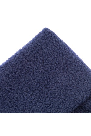 Шапка с отворотом из флиса для взрослых, размер 56-57, синяя Россия Сибртех