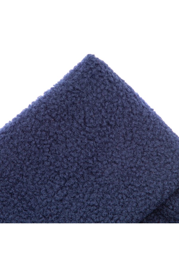 Шапка с отворотом из флиса для взрослых, размер 56-57, синяя Сибртех