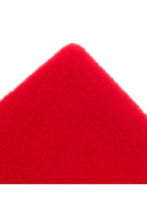 Шапка с отворотом из флиса для взрослых, размер 58-59, красная Россия Сибртех