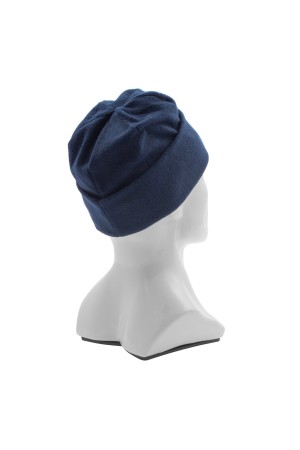 Шапка с отворотом из флиса для взрослых, размер 58-59, синяя Россия Сибртех