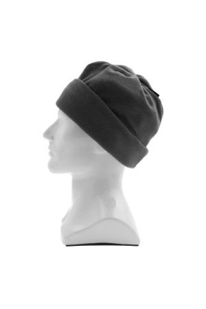 Шапка с отворотом из флиса для взрослых, размер 58-59, серая Россия Сибртех