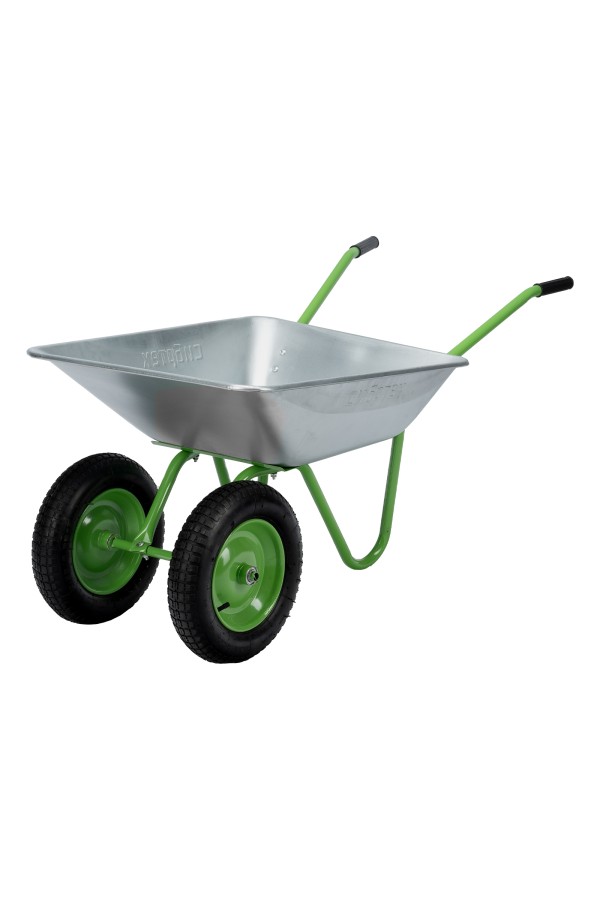 Тачка садовая, 2-х колесная, грузоподъемность 120 кг, объем 65 л Сибртех