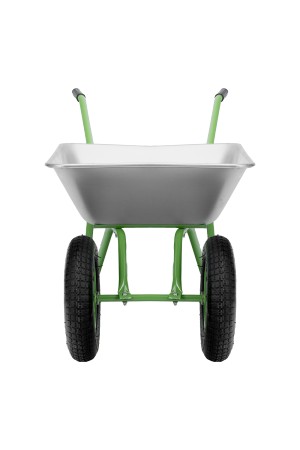 Тачка садовая, 2-х колесная, грузоподъемность 120 кг, объем 65 л Сибртех