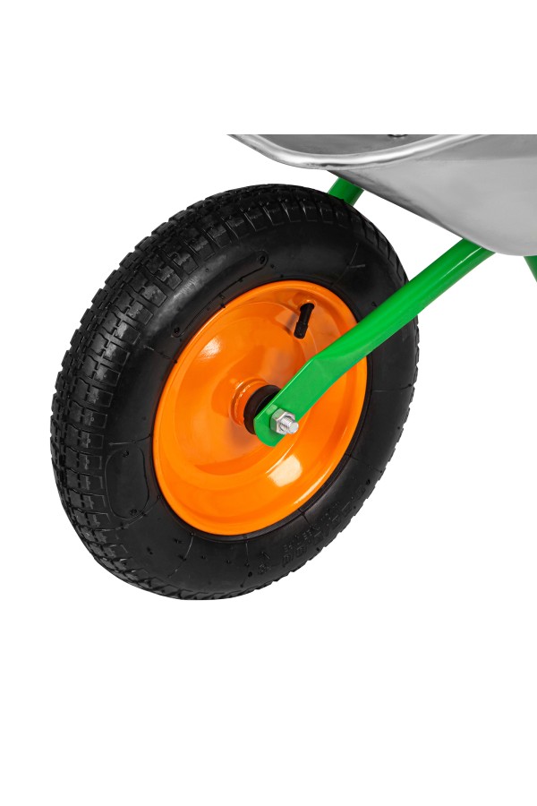 Тачка садовая, грузоподъемность 90 кг, объем 65 л Сибртех