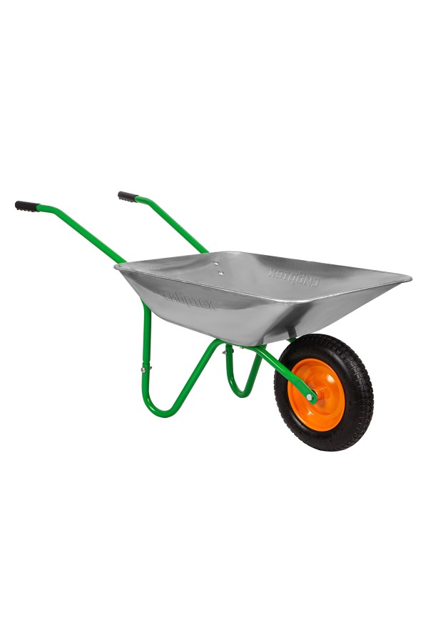 Тачка садовая, грузоподъемность 90 кг, объем 65 л Сибртех