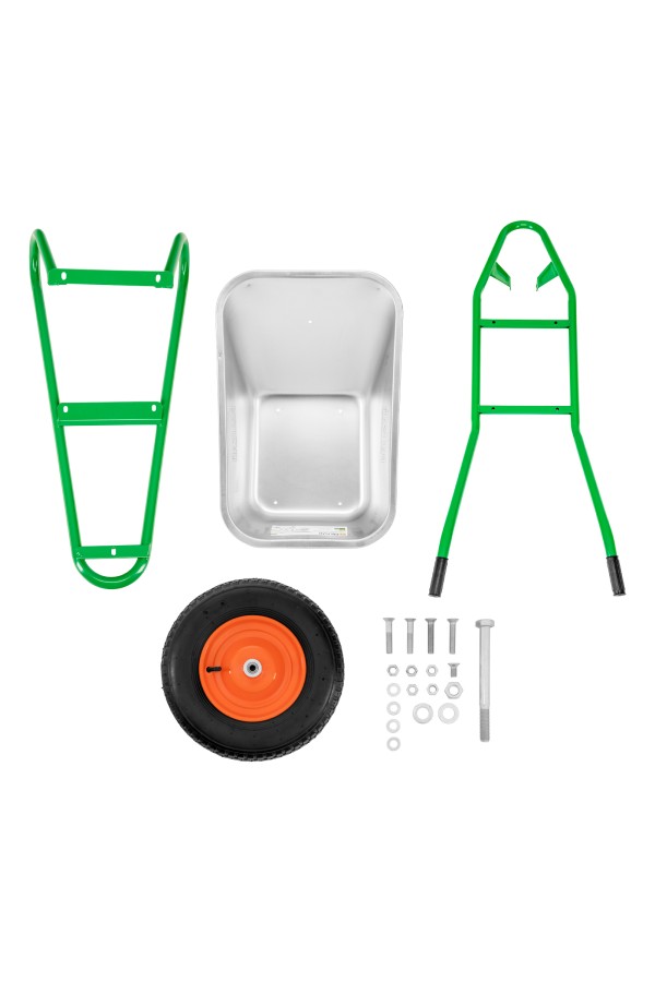 Тачка садово-строительная, усиленная, грузоподъемность 200 кг, объем 90 л Palisad