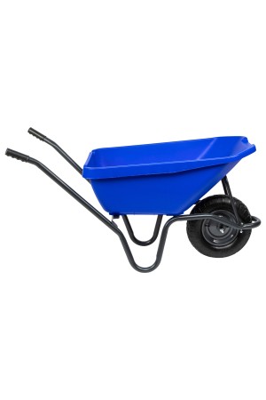 Тачка садово-строительная с пластиковым корытом, грузоподъемность 175 кг, объем 90 л Сибртех