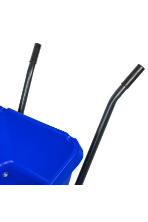 Тачка садово-строительная с пластиковым корытом, грузоподъемность 175 кг, объем 90 л Сибртех