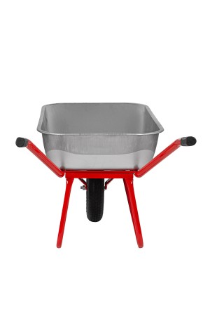 Тачка садово-строительная, усиленная, грузоподъемность 220 кг, объем 110 л// Россия