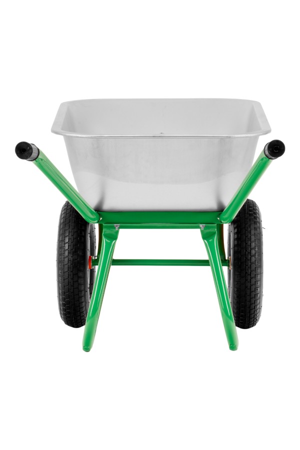 Тачка садово-строительная, 2-х колесная, усиленная, грузоподъемность 320 кг, объем 100 л Palisad