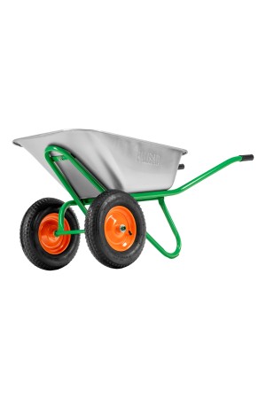 Тачка садово-строительная, 2-х колесная, усиленная, грузоподъемность 320 кг, объем 100 л Palisad