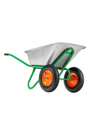 Тачка садово-строительная, 2-х колесная, усиленная, грузоподъемность 320 кг, объем 100 л Palisad